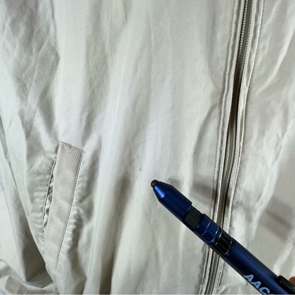 Members Only Men’s 80’s Vintage Worn Condition Beige Windbreaker Zipper Jacket - Picture 12 of 13